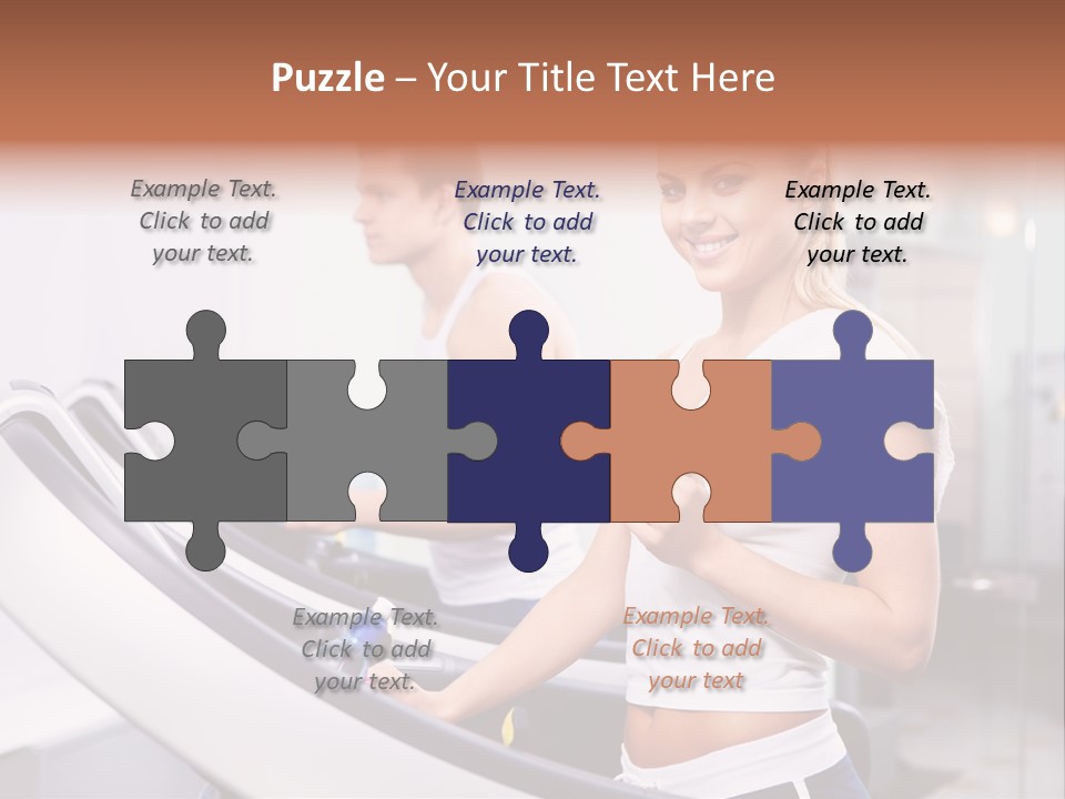 Young Athlete Human PowerPoint Template