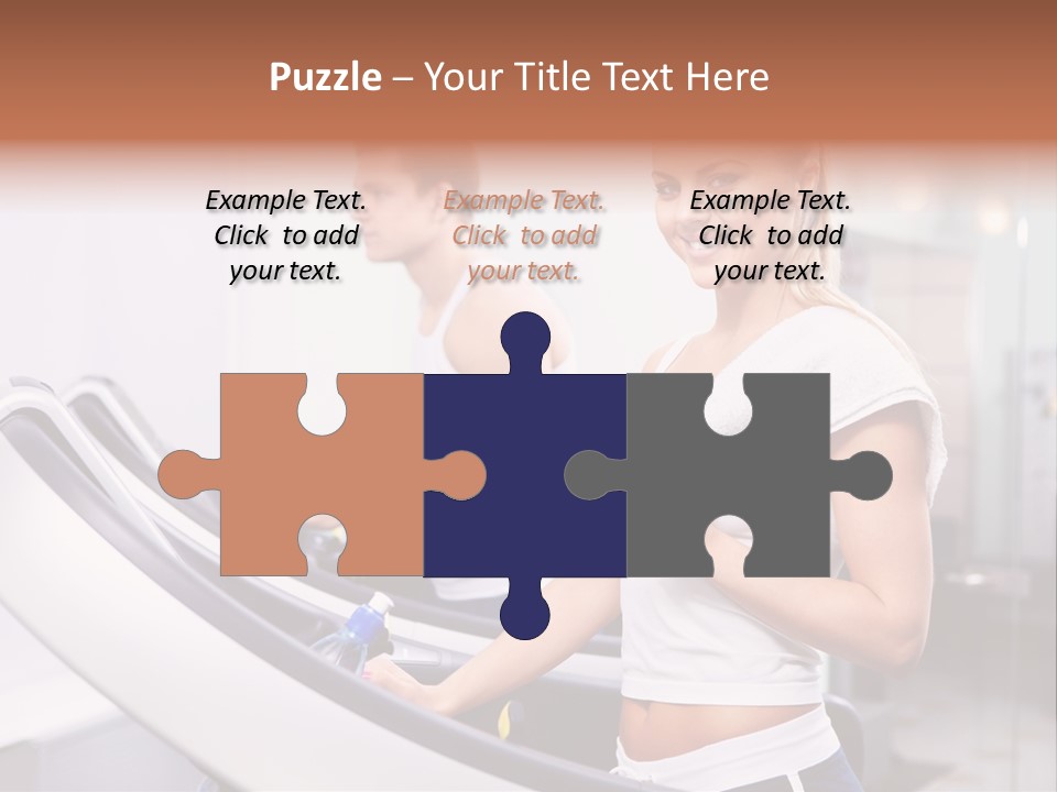 Young Athlete Human PowerPoint Template