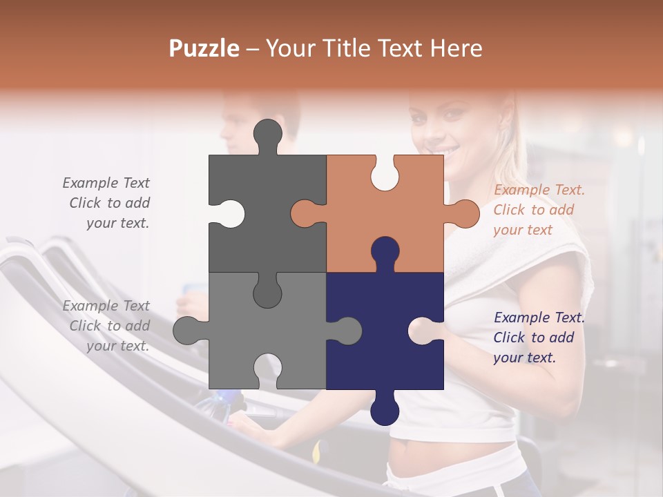 Young Athlete Human PowerPoint Template