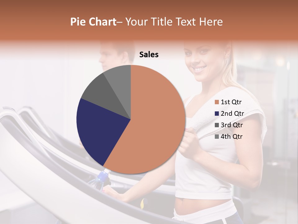 Young Athlete Human PowerPoint Template