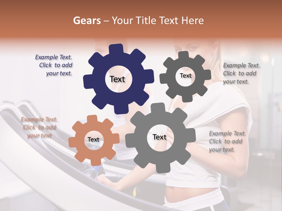 Young Athlete Human PowerPoint Template