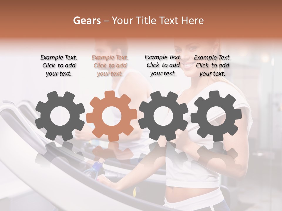 Young Athlete Human PowerPoint Template