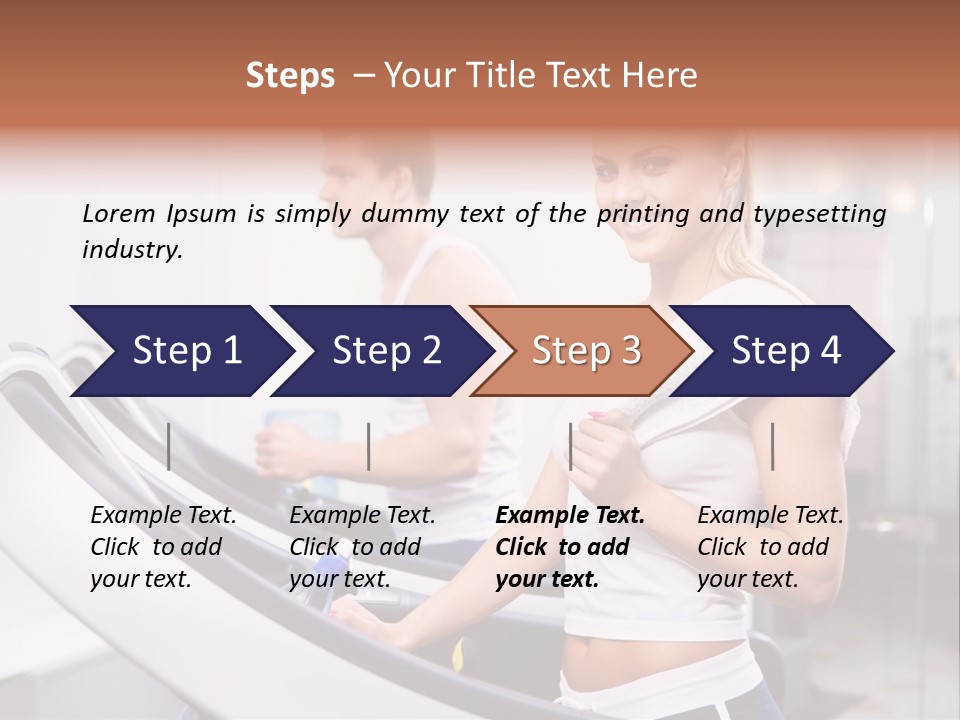 Young Athlete Human PowerPoint Template