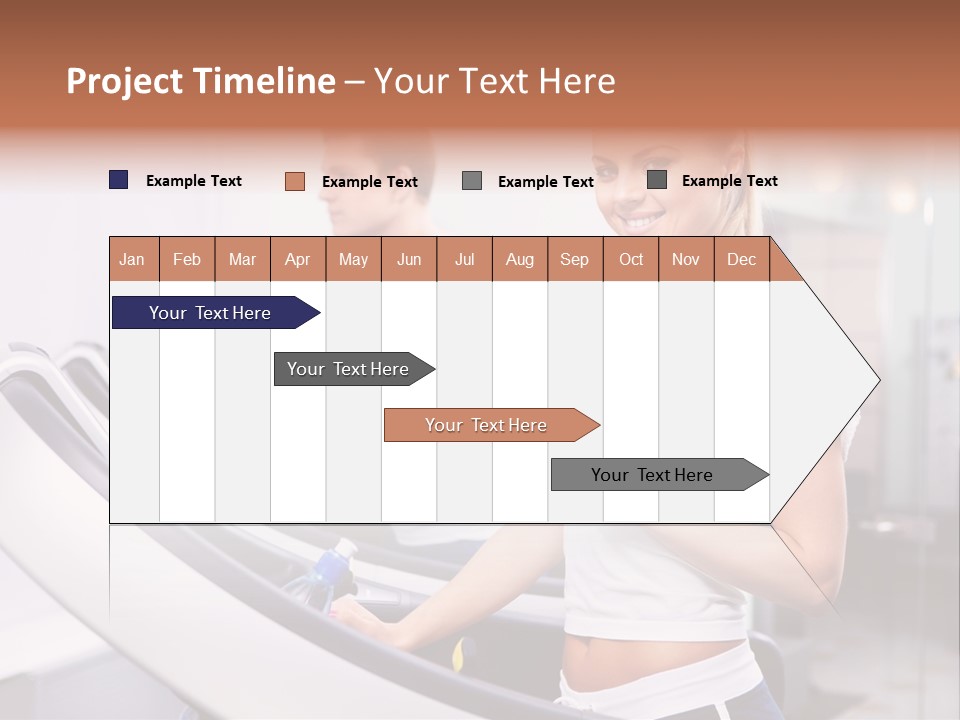Young Athlete Human PowerPoint Template