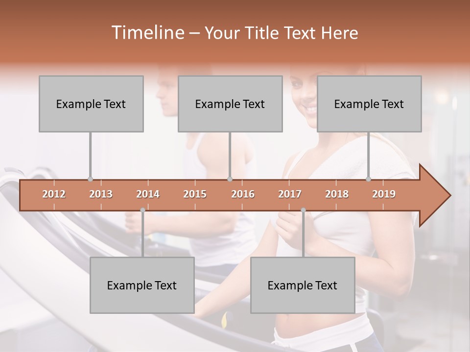 Young Athlete Human PowerPoint Template