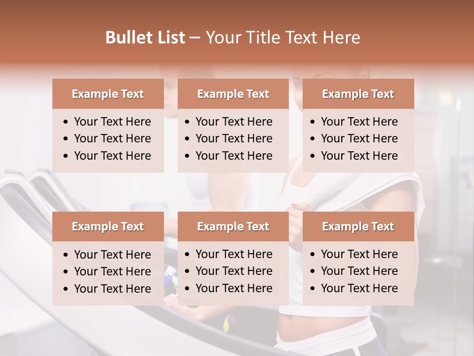 Young Athlete Human PowerPoint Template