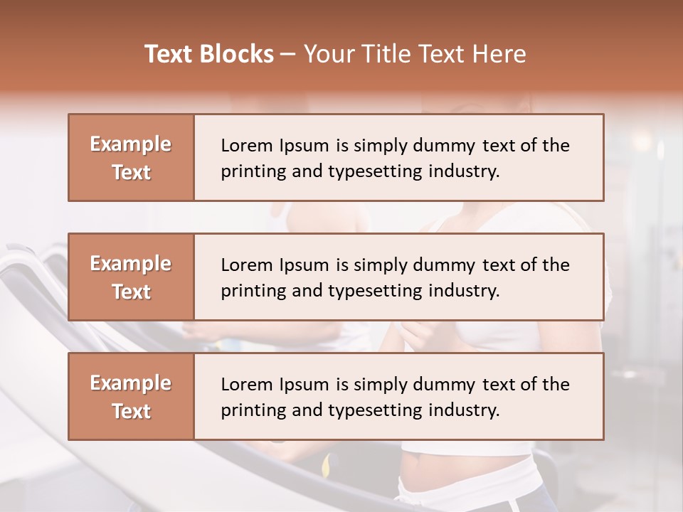 Young Athlete Human PowerPoint Template