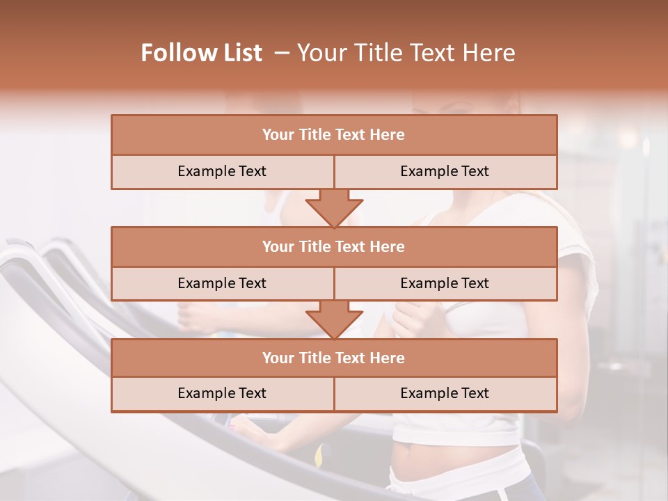 Young Athlete Human PowerPoint Template