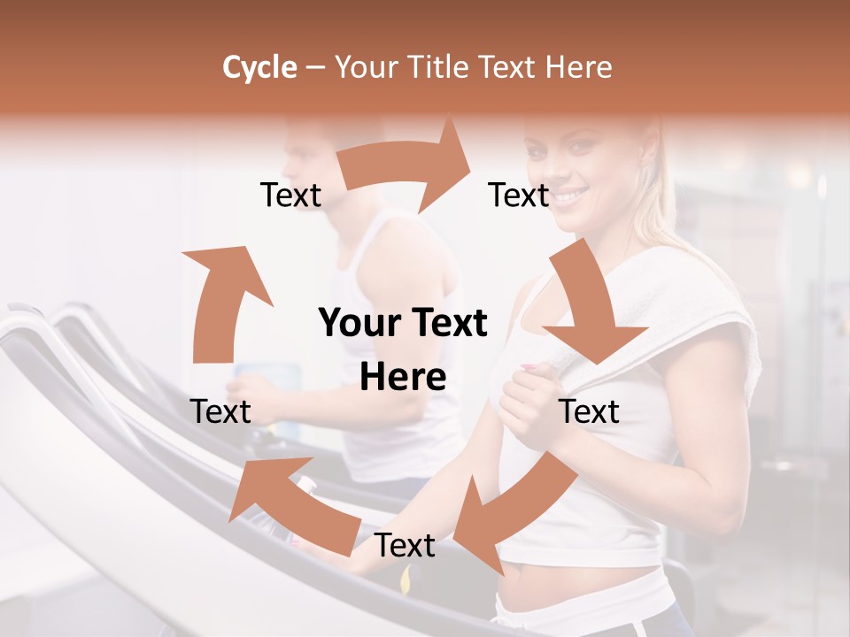 Young Athlete Human PowerPoint Template