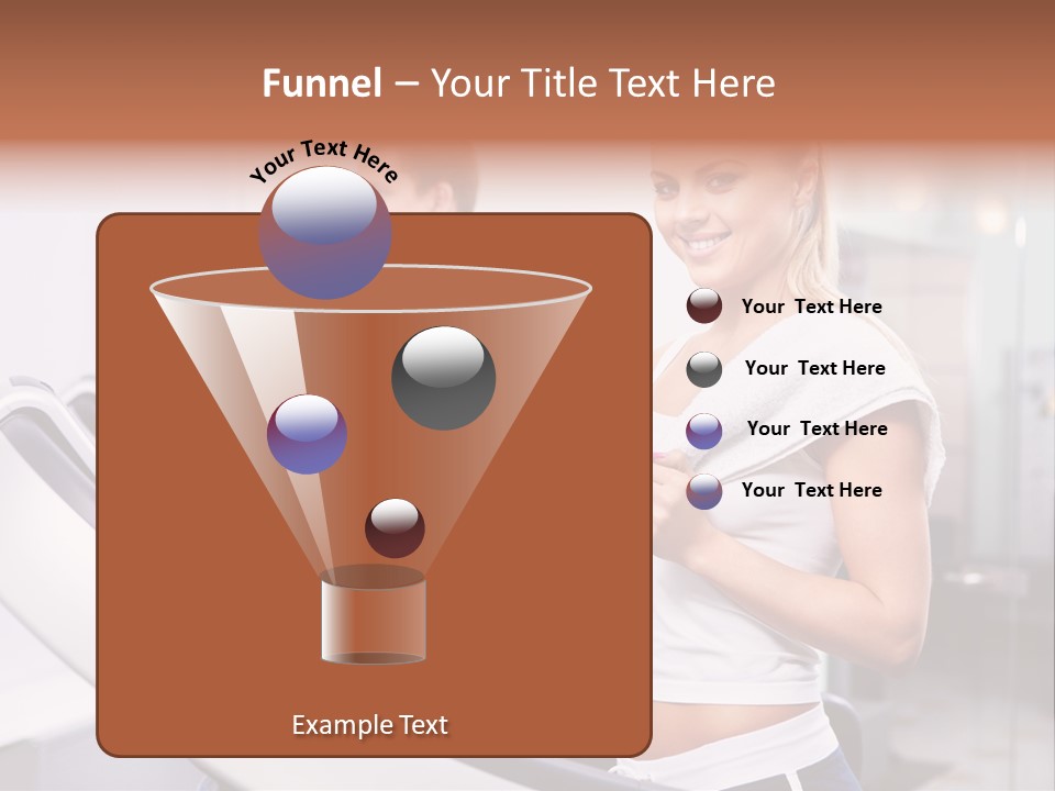 Young Athlete Human PowerPoint Template