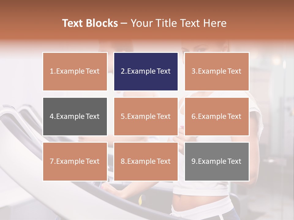 Young Athlete Human PowerPoint Template