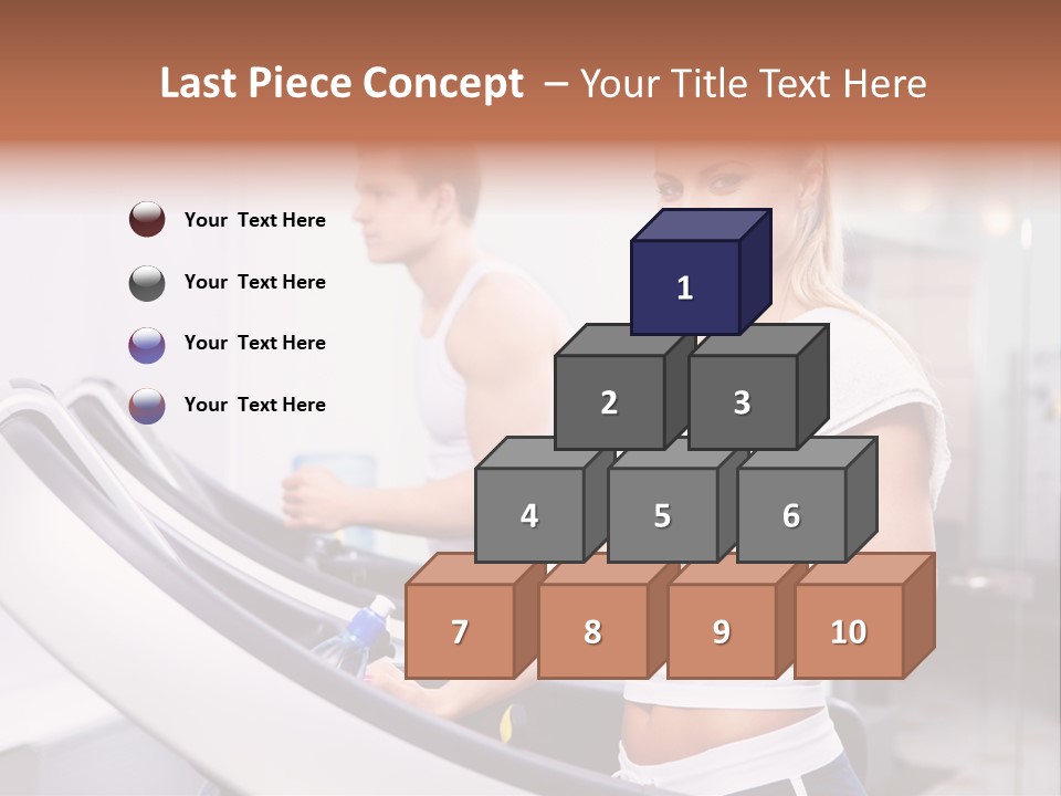 Young Athlete Human PowerPoint Template