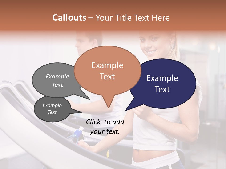 Young Athlete Human PowerPoint Template