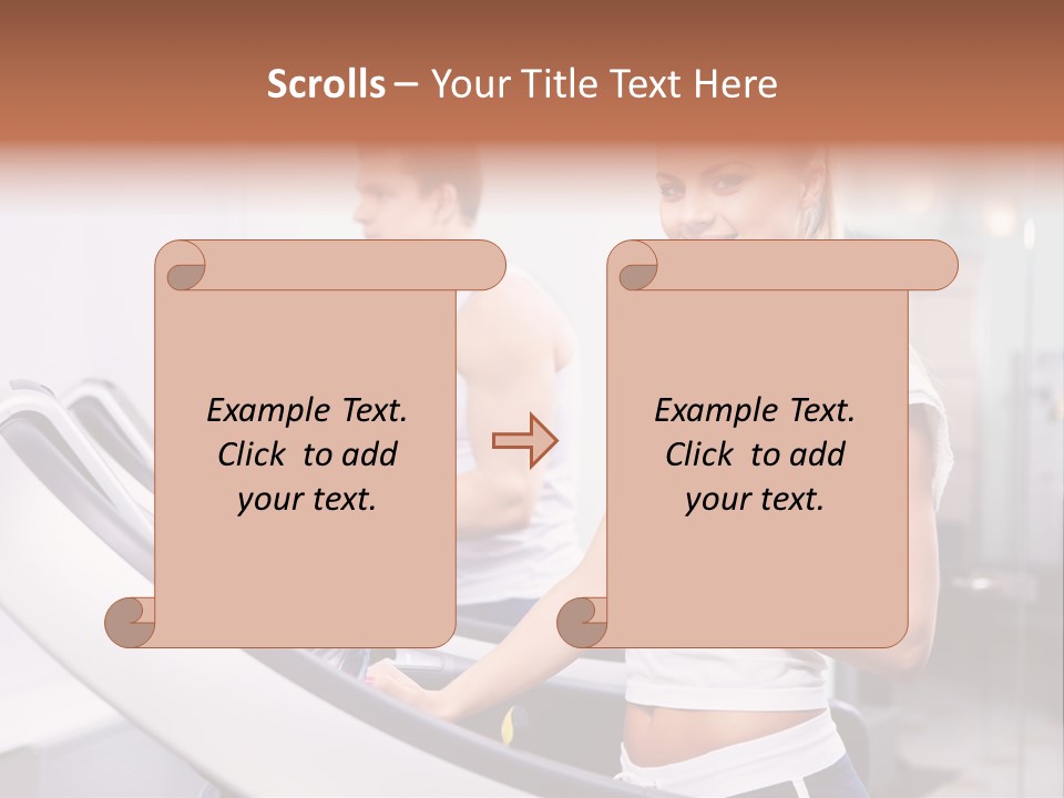 Young Athlete Human PowerPoint Template