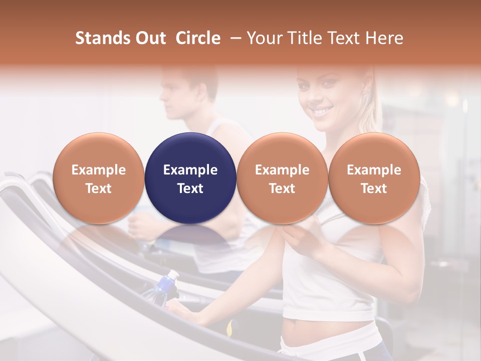 Young Athlete Human PowerPoint Template