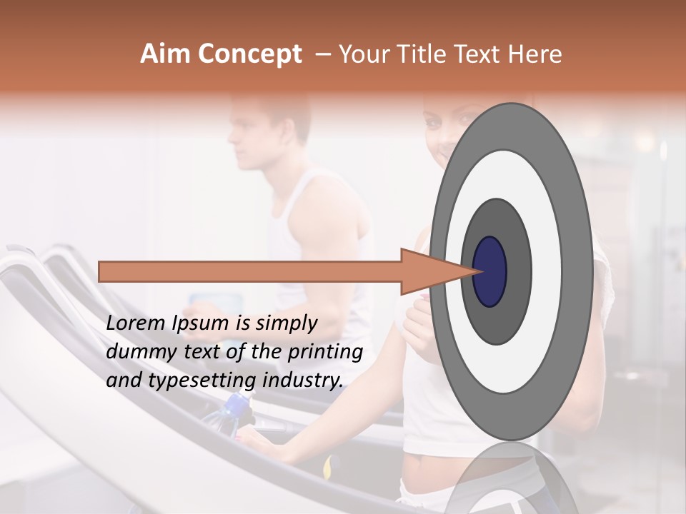 Young Athlete Human PowerPoint Template