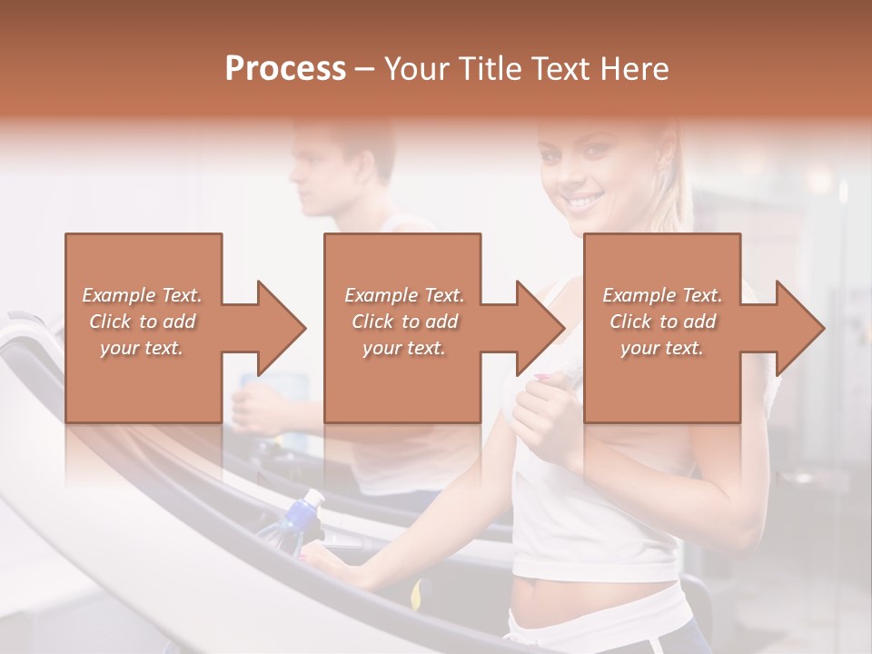 Young Athlete Human PowerPoint Template