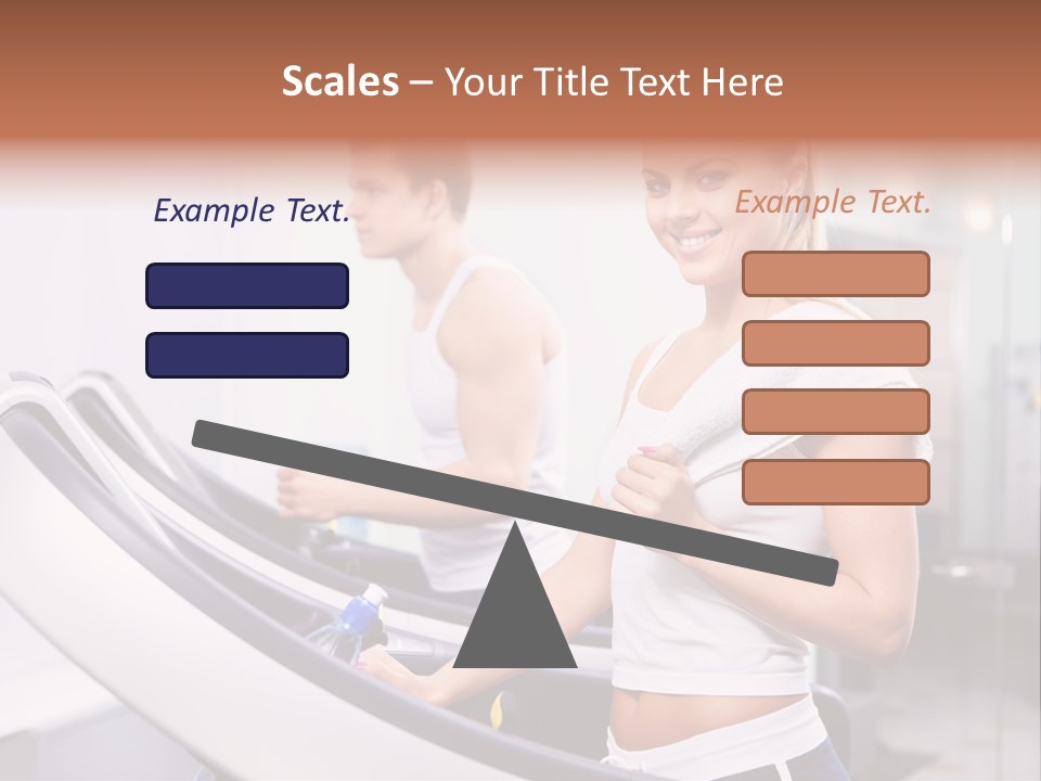 Young Athlete Human PowerPoint Template