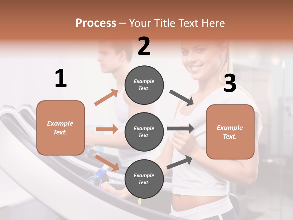 Young Athlete Human PowerPoint Template