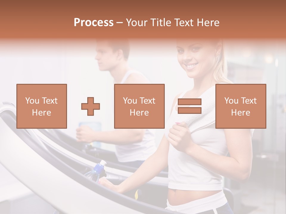 Young Athlete Human PowerPoint Template