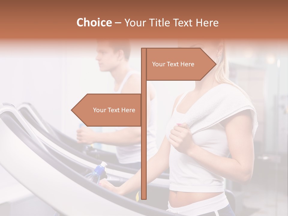 Young Athlete Human PowerPoint Template