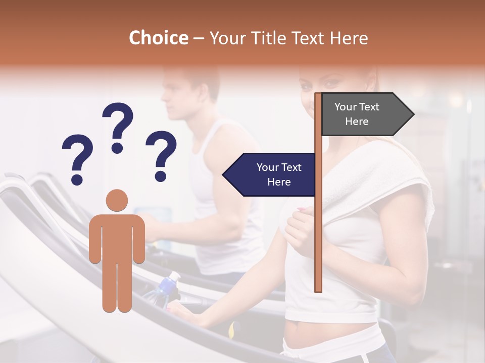 Young Athlete Human PowerPoint Template