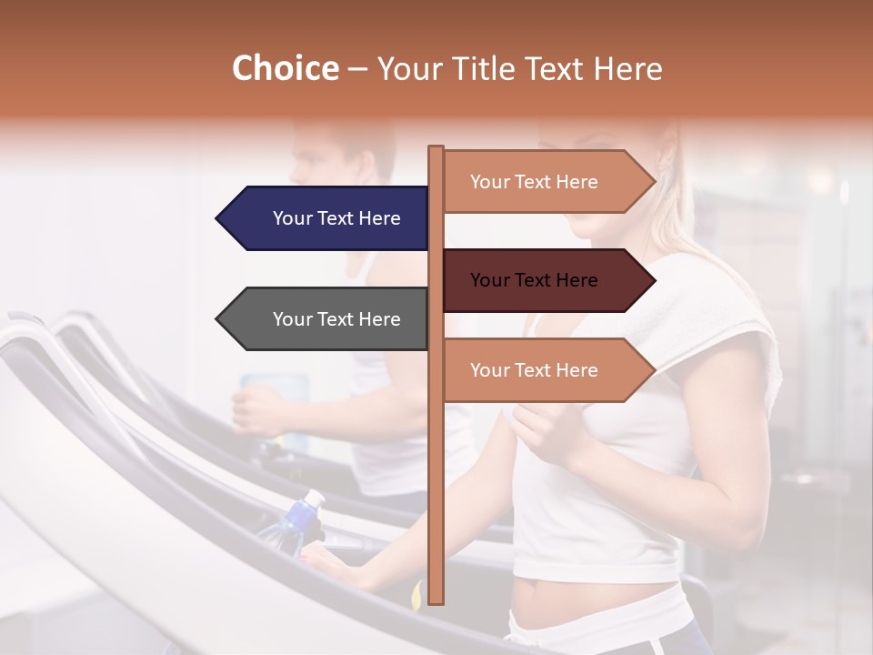 Young Athlete Human PowerPoint Template