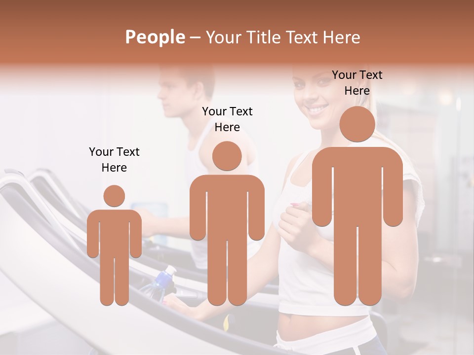 Young Athlete Human PowerPoint Template