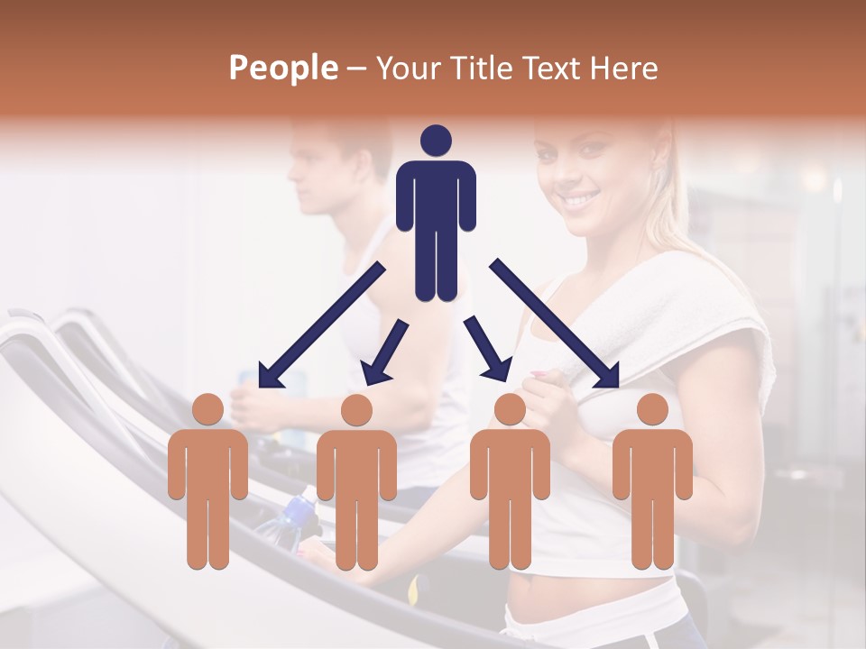 Young Athlete Human PowerPoint Template