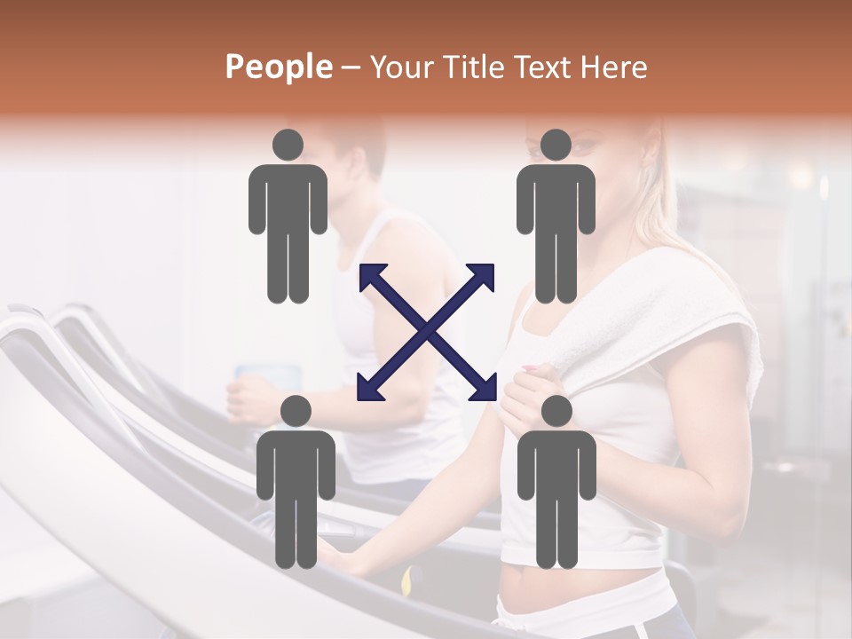 Young Athlete Human PowerPoint Template