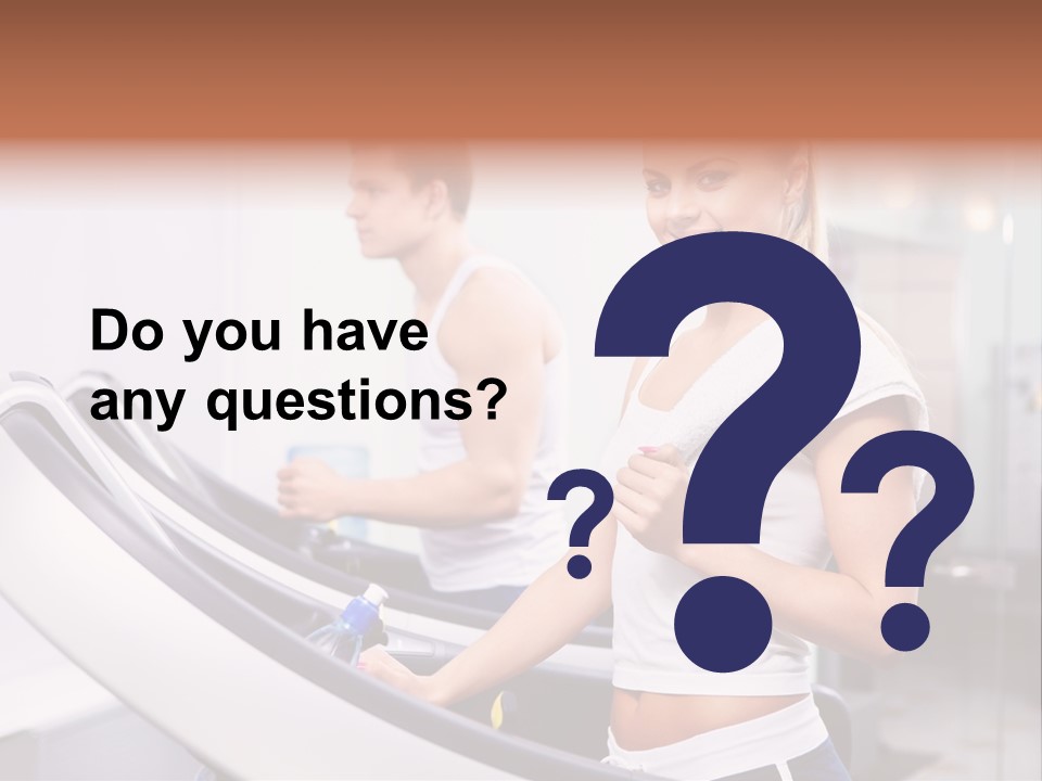 Young Athlete Human PowerPoint Template