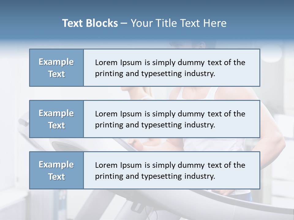 Smiling Male Walking PowerPoint Template