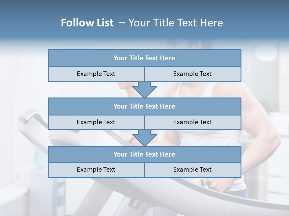 Smiling Male Walking PowerPoint Template