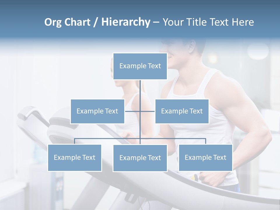 Smiling Male Walking PowerPoint Template