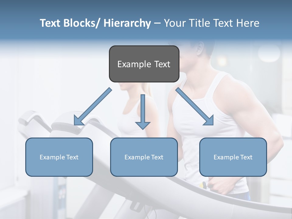 Smiling Male Walking PowerPoint Template