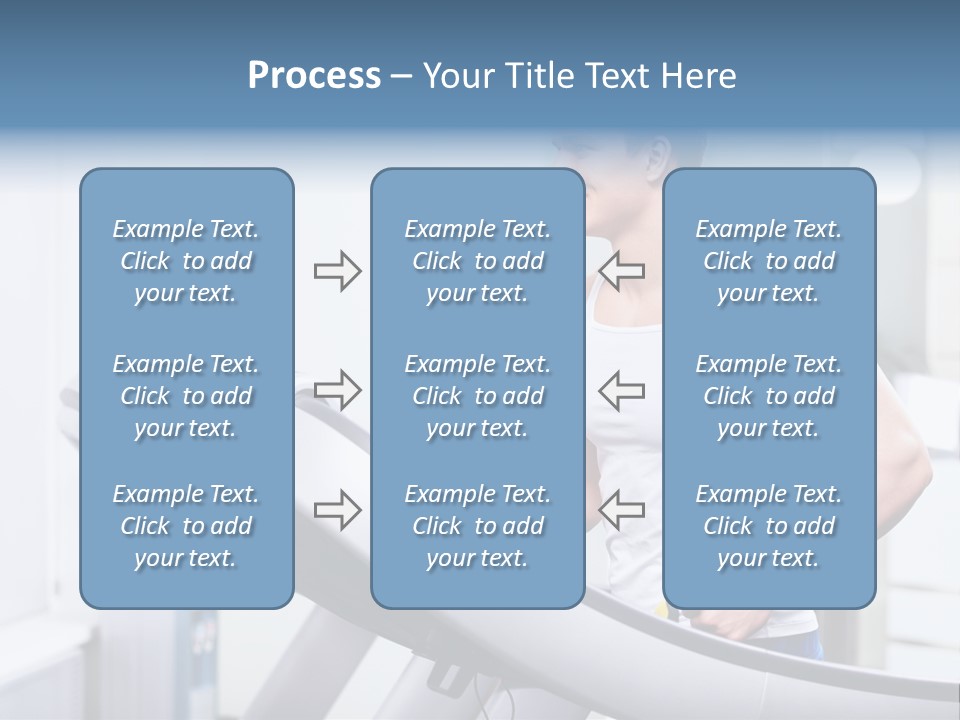 Smiling Male Walking PowerPoint Template