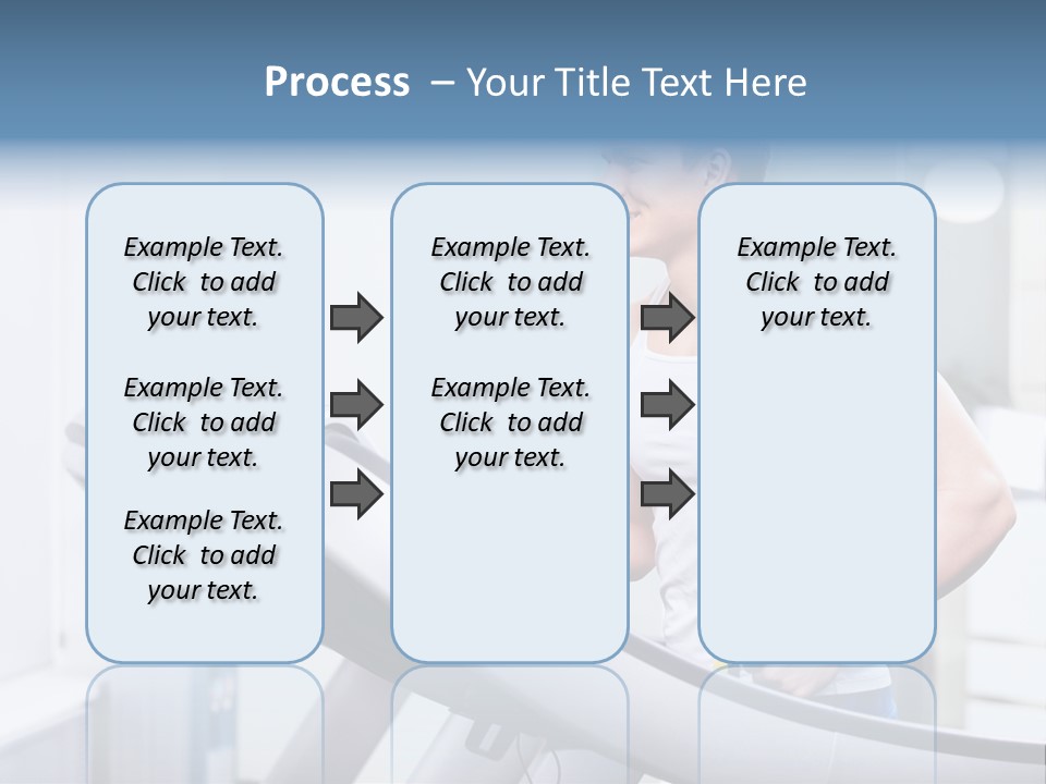Smiling Male Walking PowerPoint Template