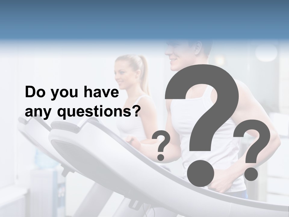 Smiling Male Walking PowerPoint Template