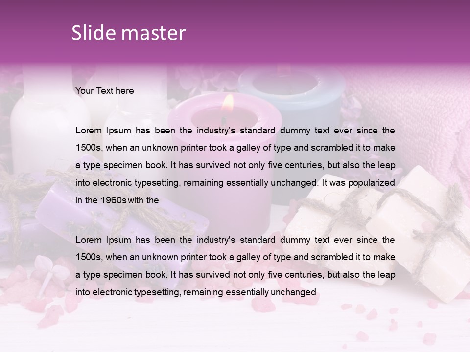 Soft Soap Massage PowerPoint Template