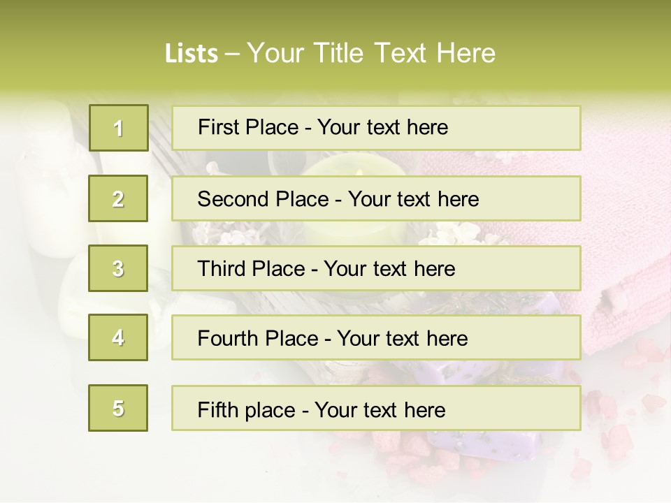 Relaxation Hygiene Setting PowerPoint Template