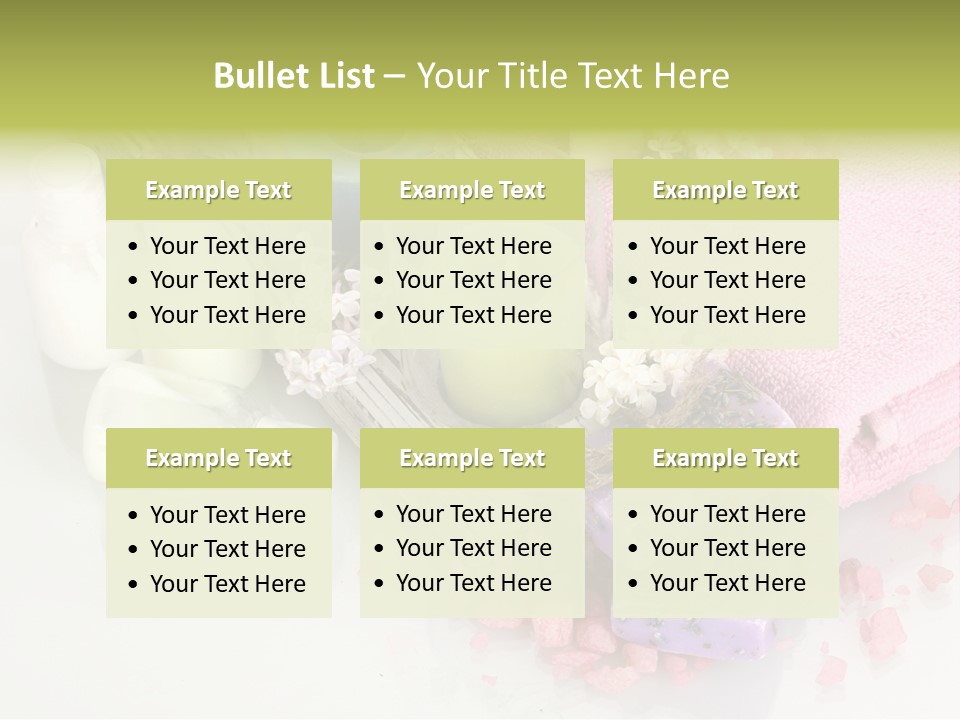 Relaxation Hygiene Setting PowerPoint Template