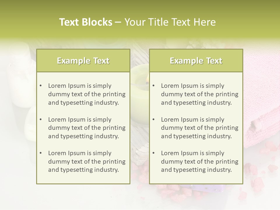 Relaxation Hygiene Setting PowerPoint Template