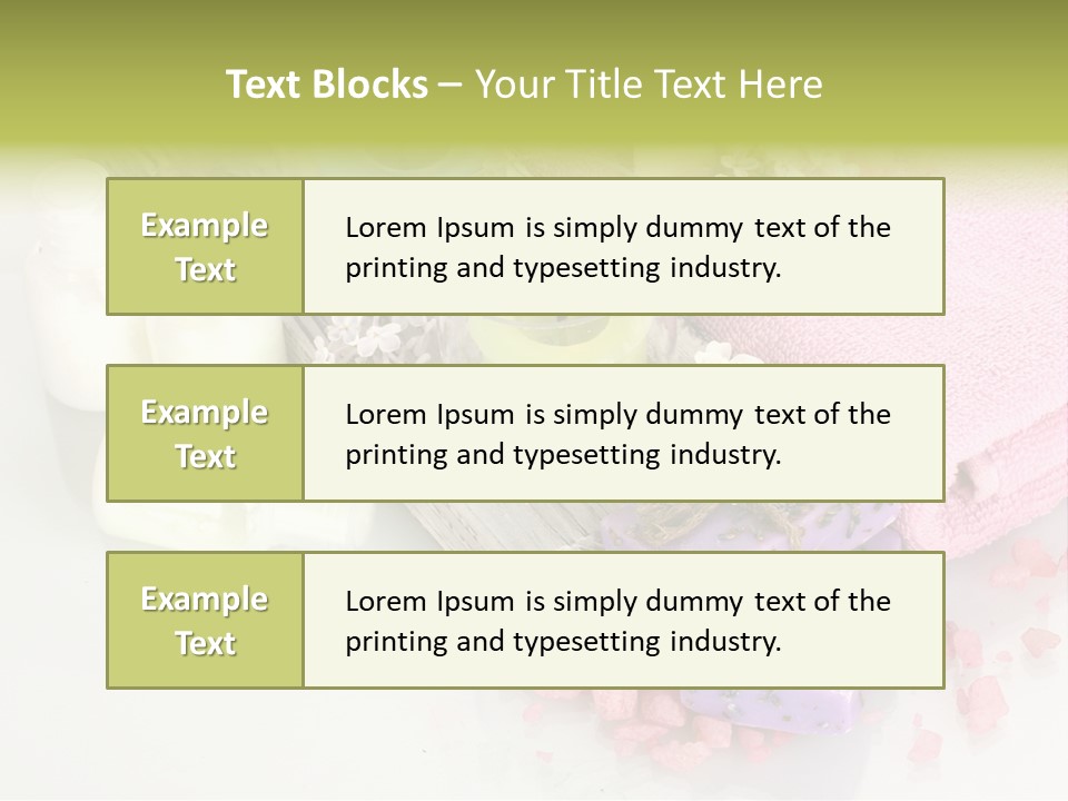 Relaxation Hygiene Setting PowerPoint Template