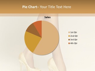 Walking Glamour Model PowerPoint Template