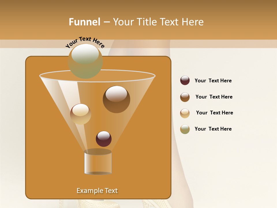 Walking Glamour Model PowerPoint Template