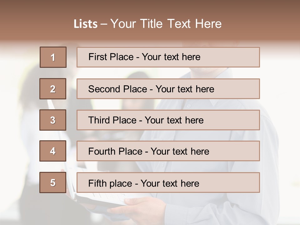 Browsing Background Formal PowerPoint Template