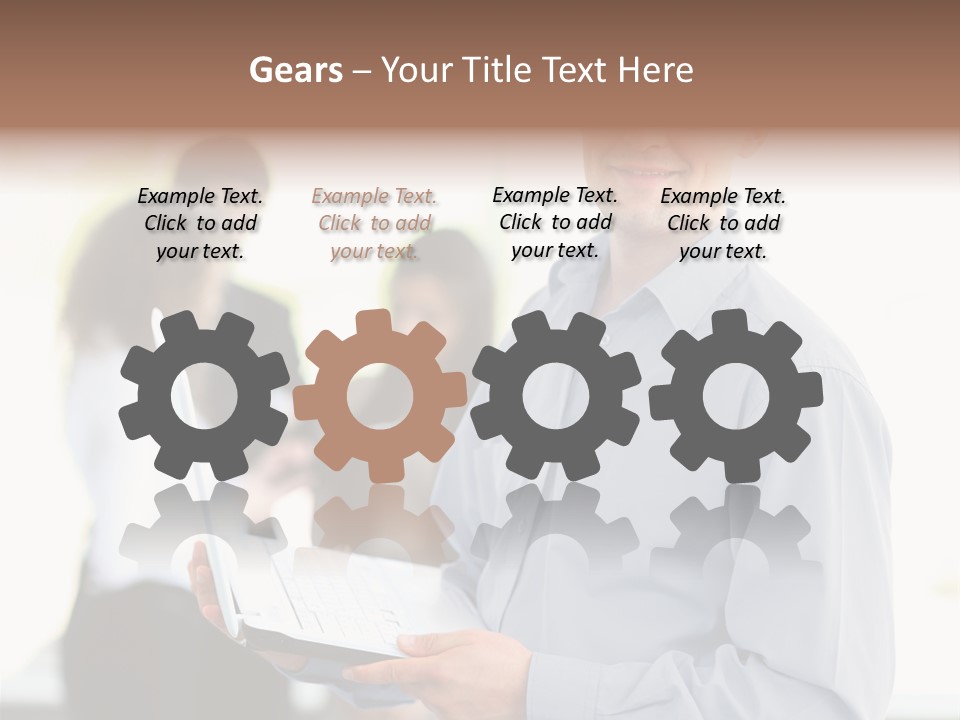 Browsing Background Formal PowerPoint Template