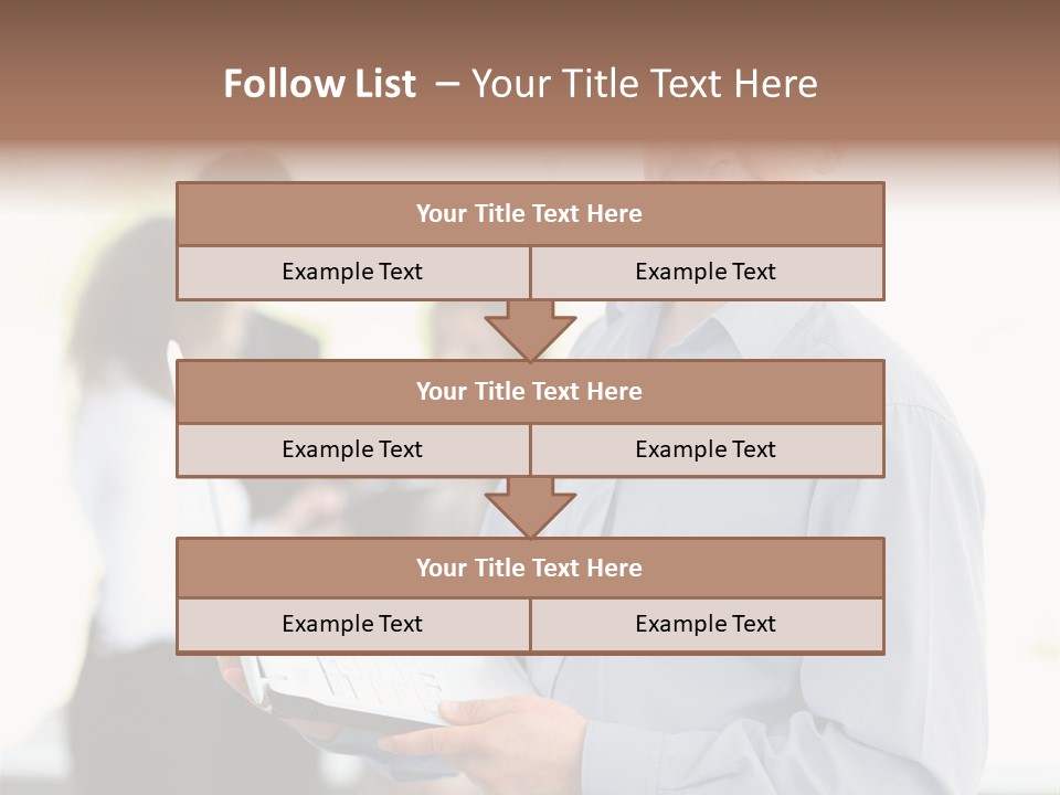 Browsing Background Formal PowerPoint Template