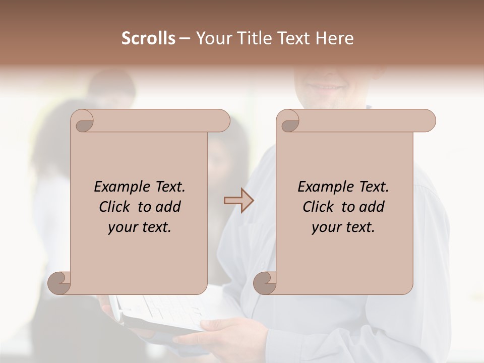 Browsing Background Formal PowerPoint Template