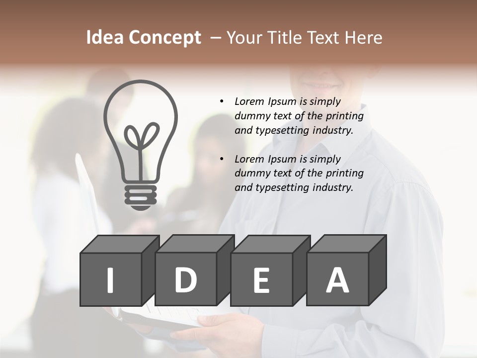 Browsing Background Formal PowerPoint Template